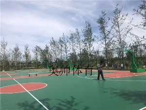 山東濟(jì)寧籃球架安裝現(xiàn)場(chǎng)